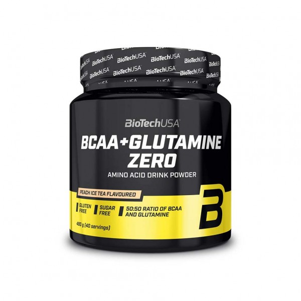 BioTech USA BCAA + Glutamine Zero 480g Dose