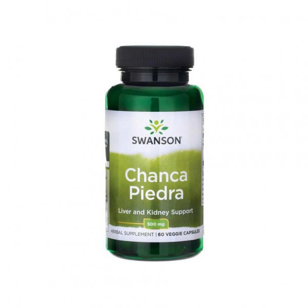 Swanson Chanca Piedra 500 mg 60 Vcaps Dose