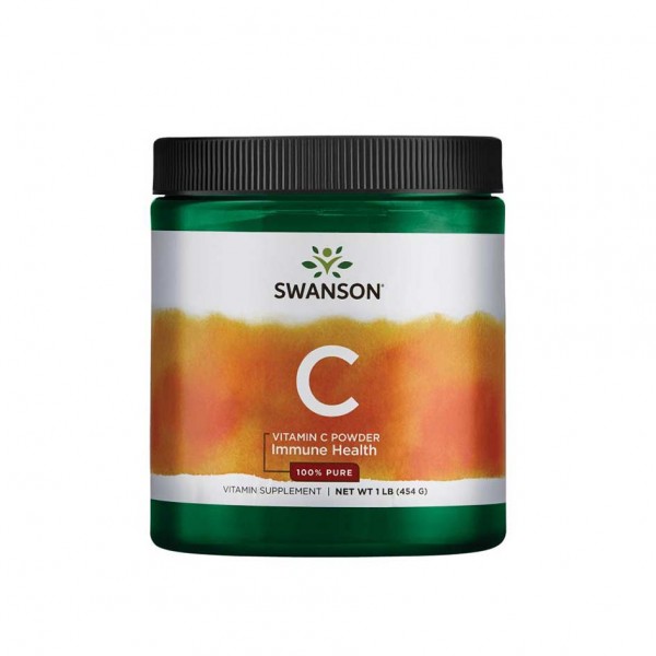 Swanson Vitamin C 100% Pure Powder 454g Dose