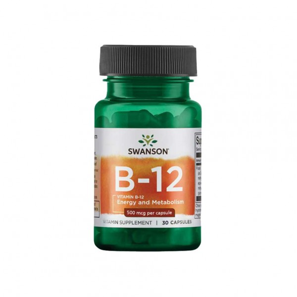 Swanson Vitamin B-12 500 mg 250 Kapsel Dose