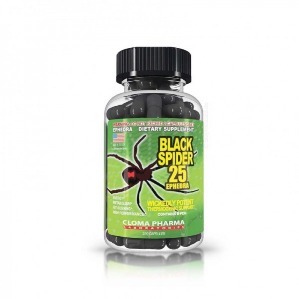 Cloma Pharma Black Spider 100 Kapsel Dose