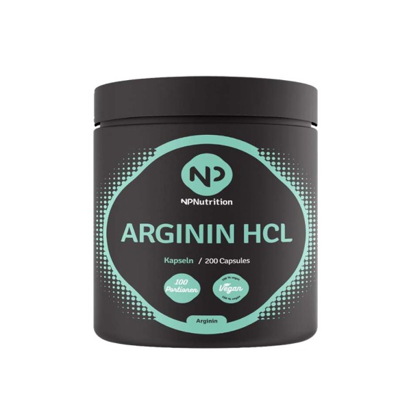 NP Nutrition Arginin HCL 200 Kapsel Dose